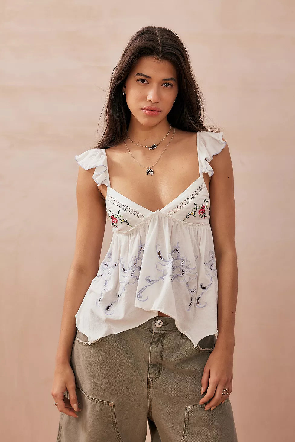 URBAN OUTFITTERS Kimchi Blue Kristy Babydoll Top