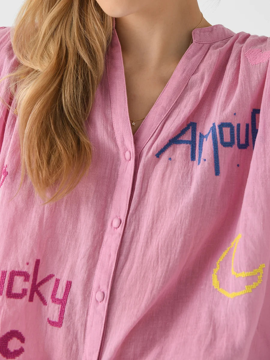 Berenice Cassandra Lucky Shirt in Pink (Surplus - New)