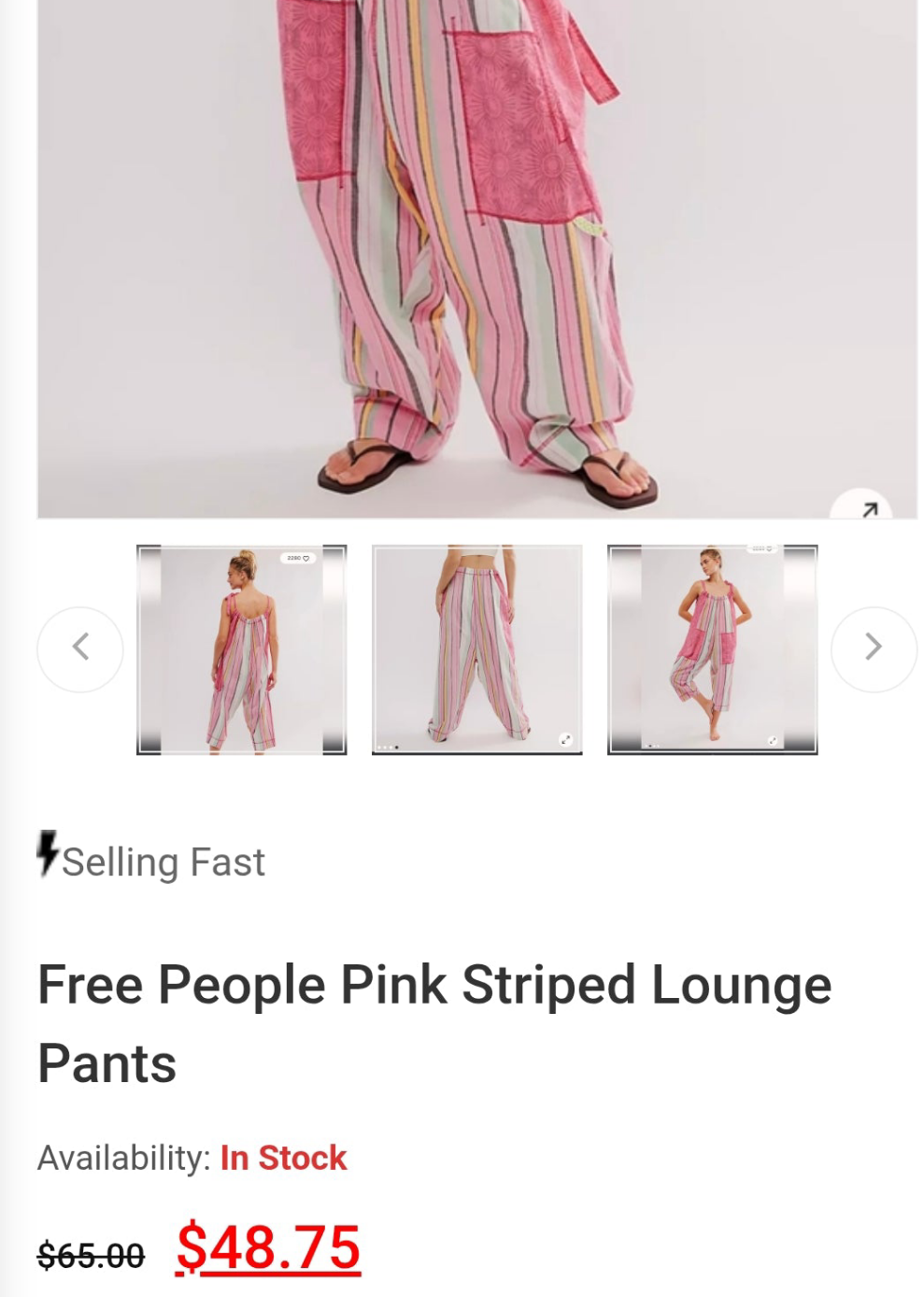 FREE PE⚪️PLE Dream In Color Convertible Jumpsuit Pink