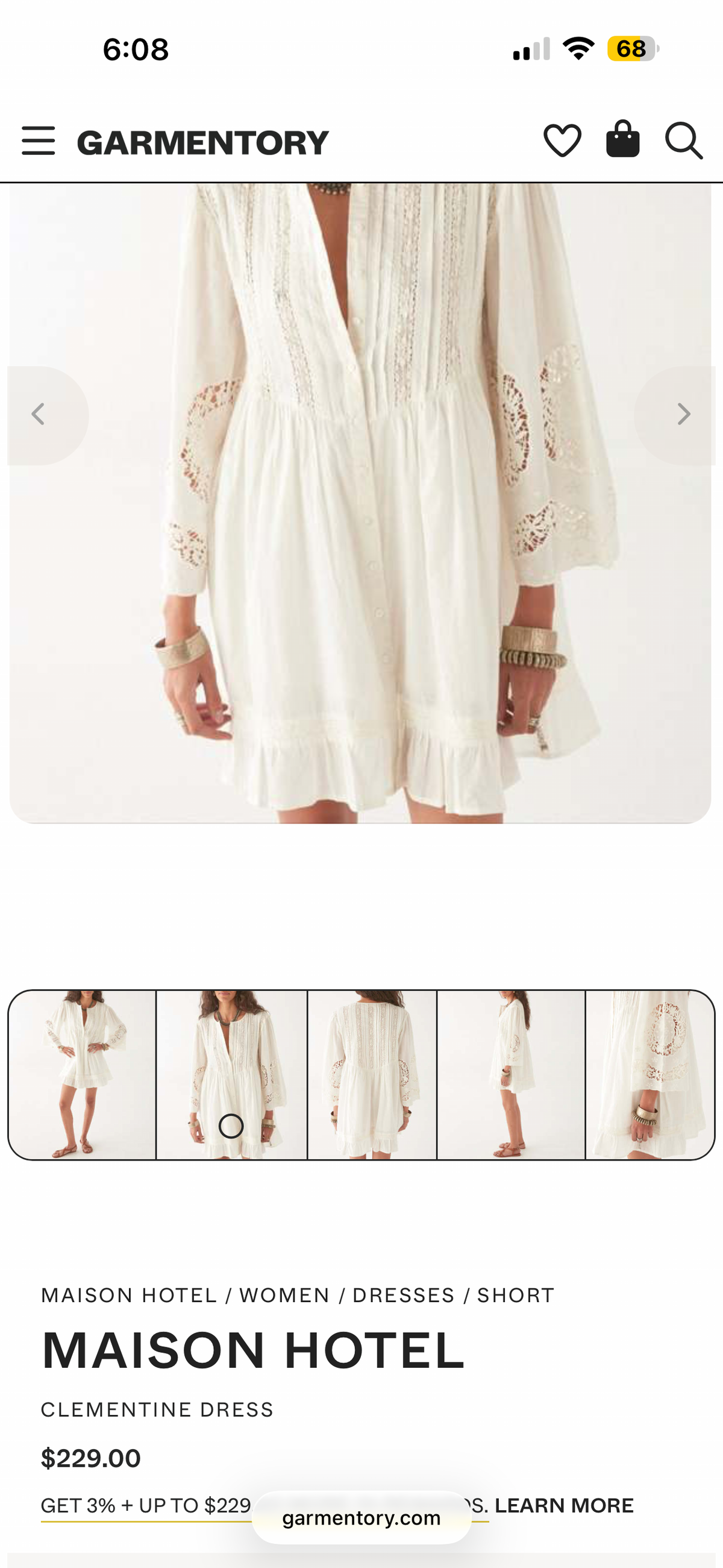 Maison Hotel Clementine Dress (Surplus - New)