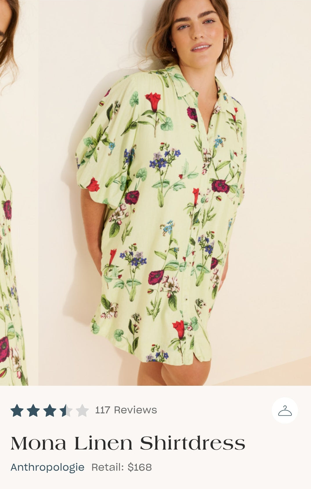 Anthropoligie Mona Linen Shirtdress (Surplus)