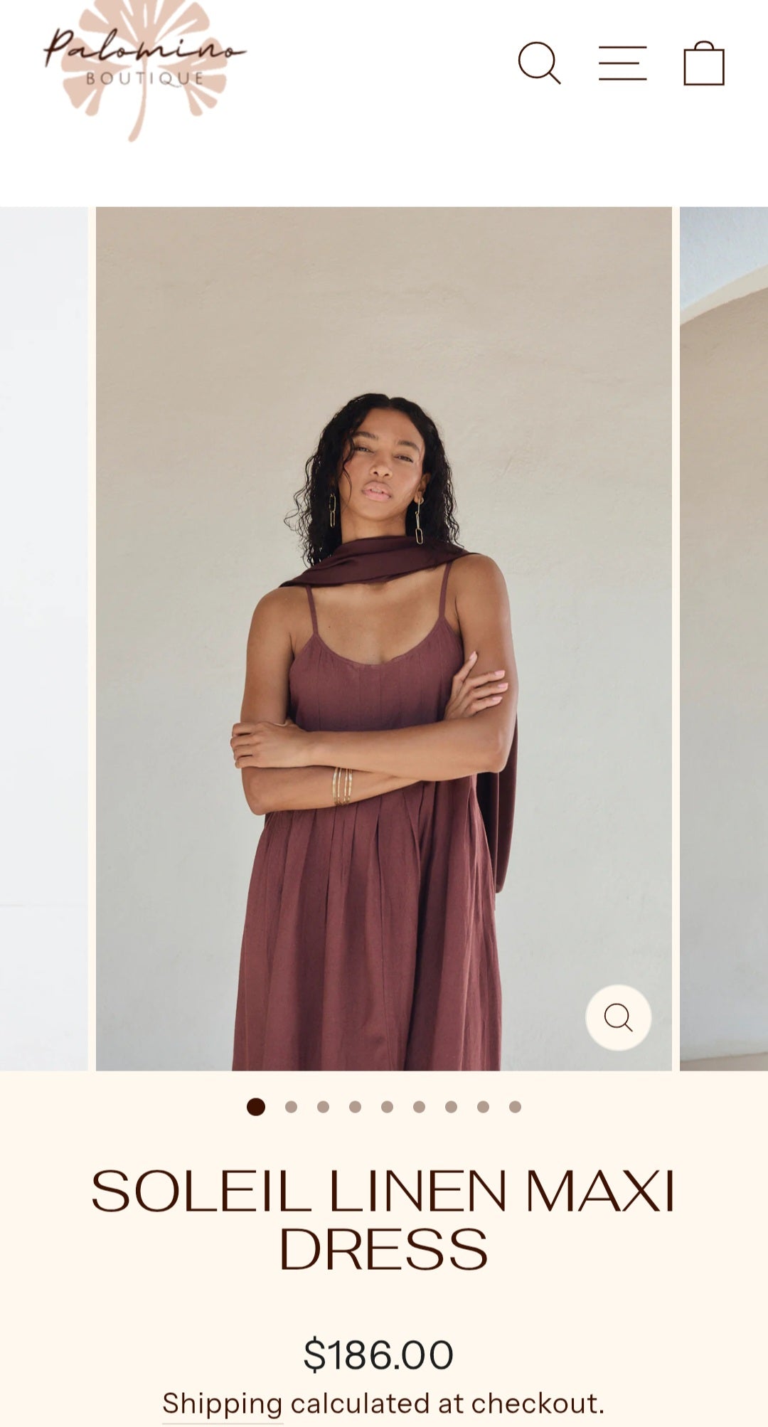 Mus Bombon Soleil (Surplus) Linen Maxi Dress