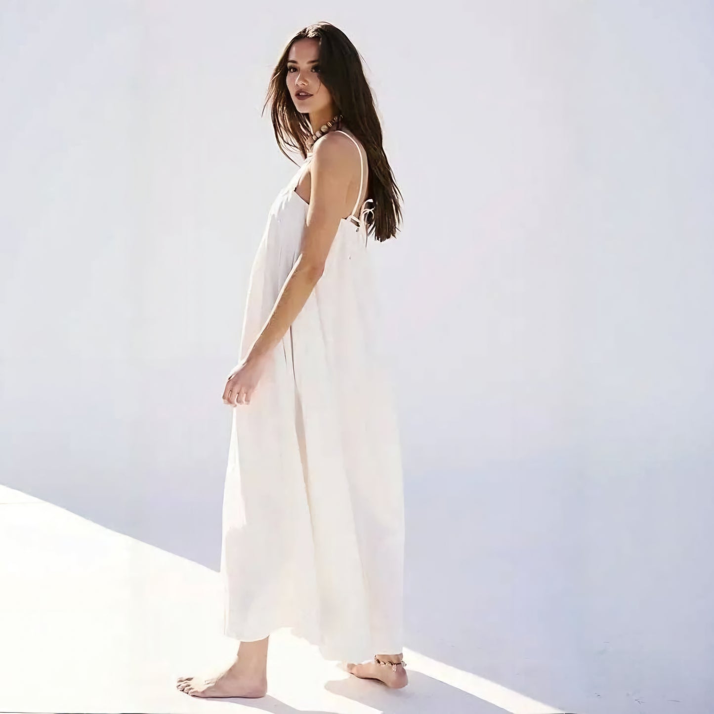 FREE PE⚪️PLE All for sun maxi dress