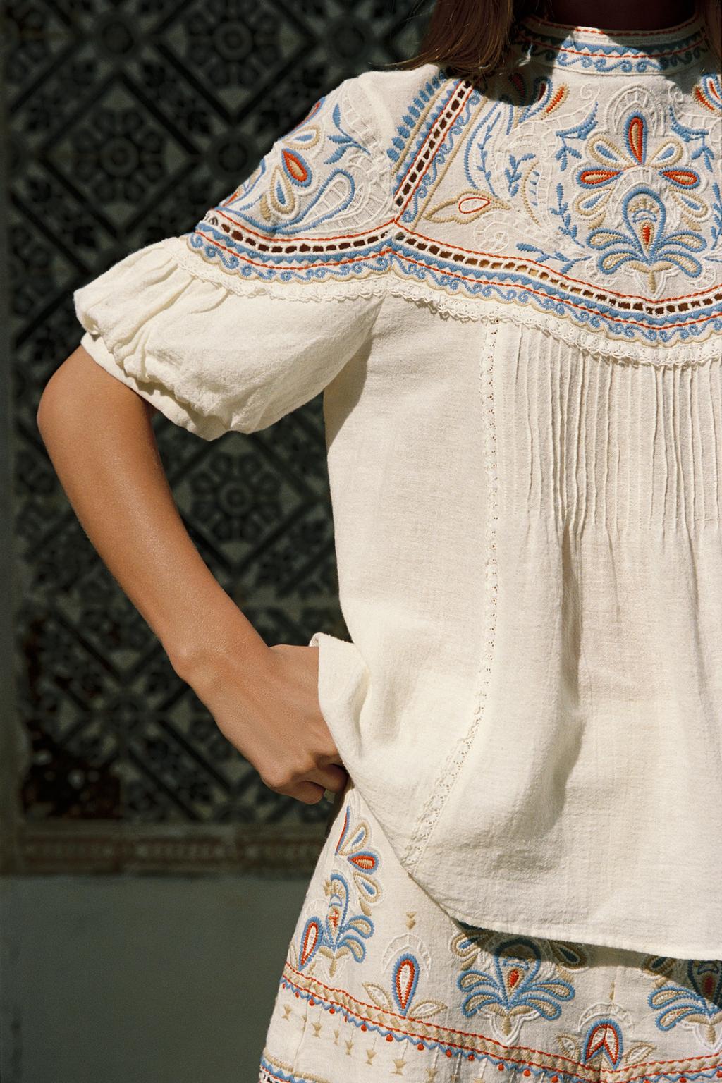 Zara (Surplus) EMBROIDERED SET