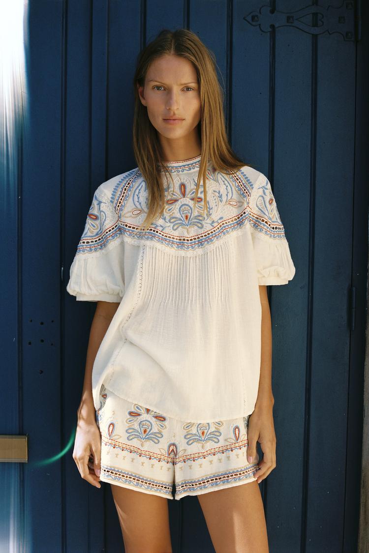 Zara (Surplus) EMBROIDERED SET