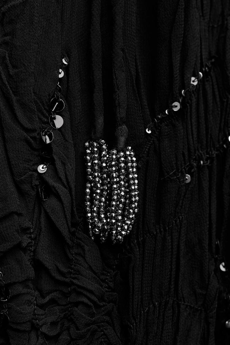 Zara SEQUINNED Halter Dress (Surplus)