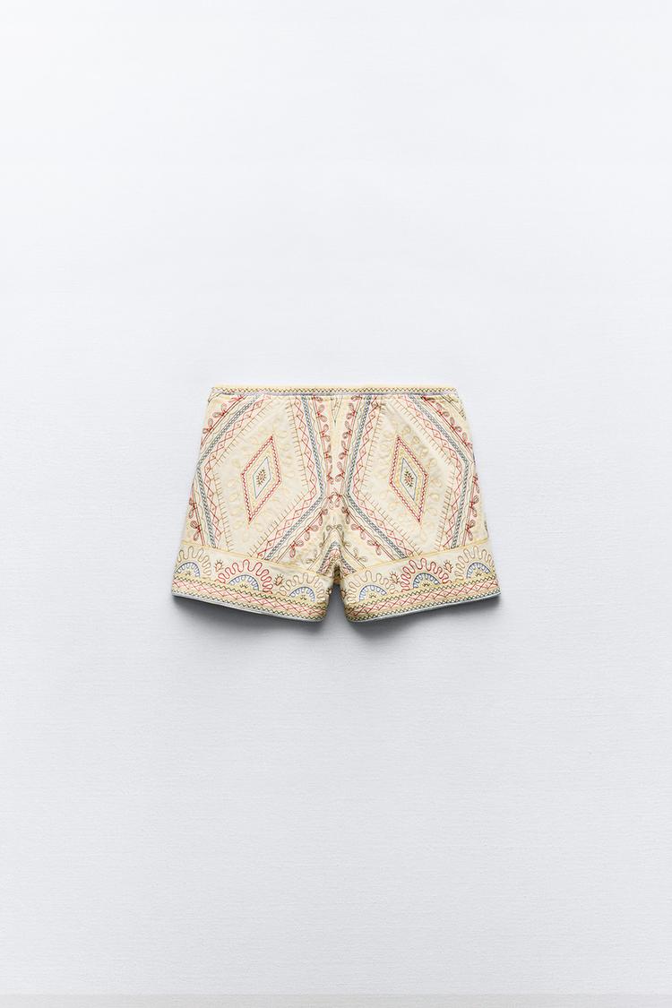 Zara Embroidered Beaded Waistcoat and Shorts set (Surplus)