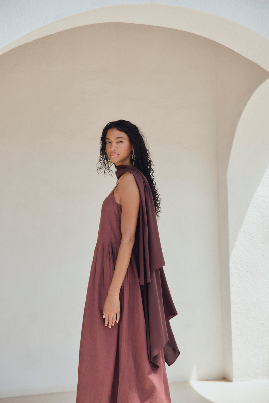 Mus Bombon Soleil (Surplus) Linen Maxi Dress