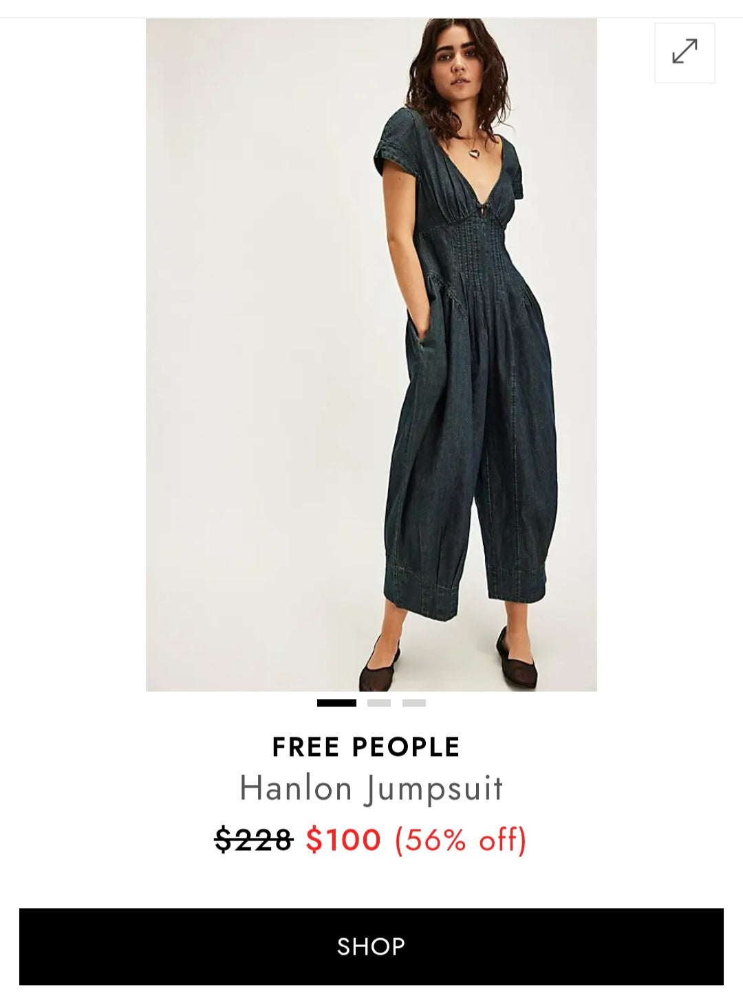 FREE PE⚪️PLE Hanlon Jumpsuit