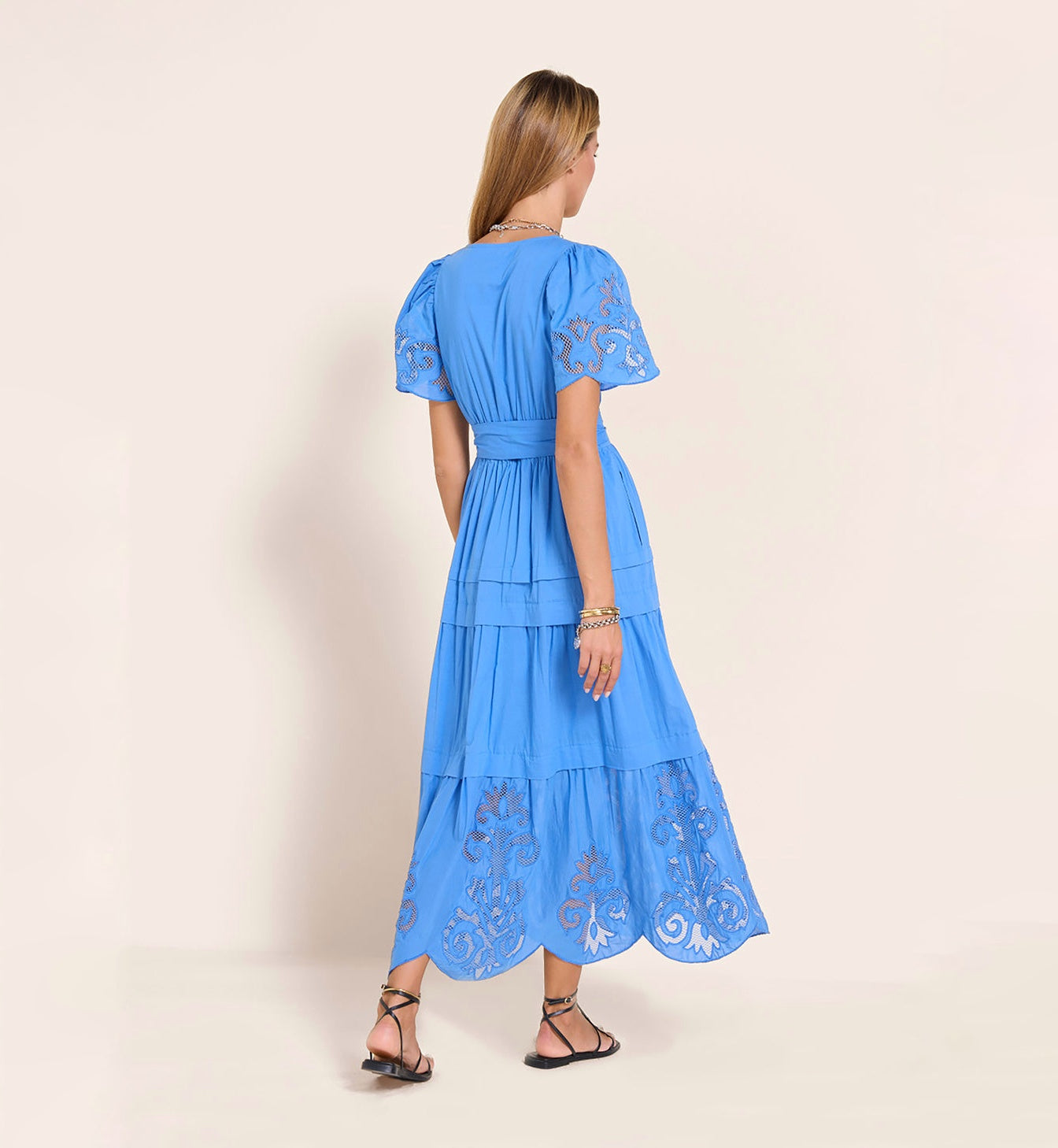 SC🤍RLET POPPIES Radhika Long Dress