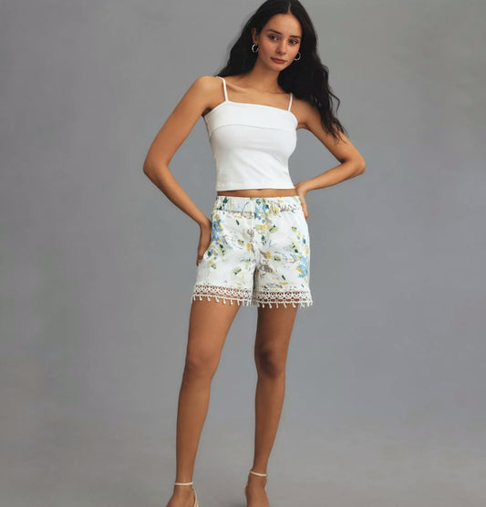 ANTHR⚪️POLOGIE Maeve Embellished Boxer Shorts