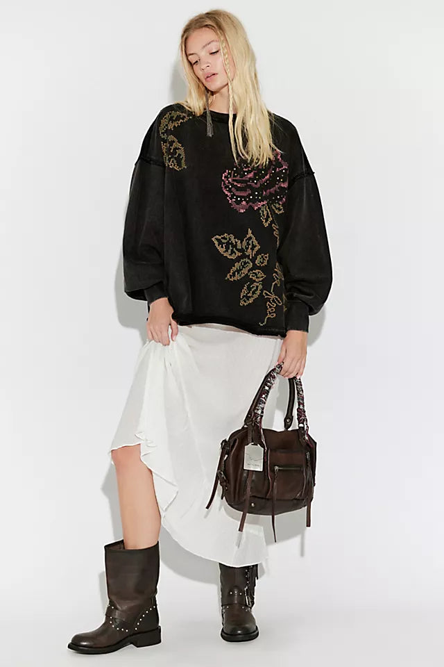 We The Free Washed Rosie Pullover by Free People (Surplus - New)