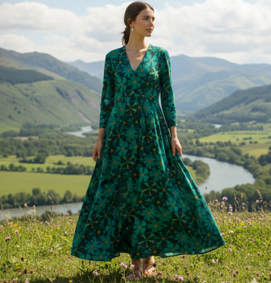 Seasalt Etta Printed Above-Ankle Dress (Surplus)