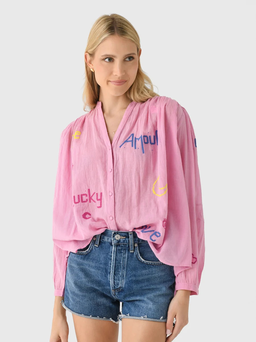 Berenice Cassandra Lucky Shirt in Pink (Surplus - New)