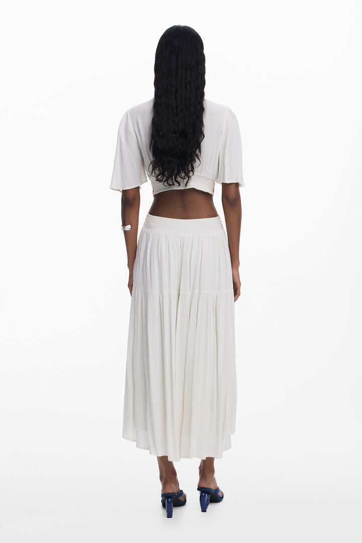 Desigual (surplus) Embroidered cut-out dress