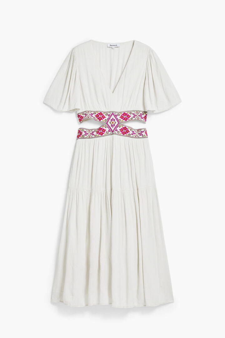 Desigual (surplus) Embroidered cut-out dress