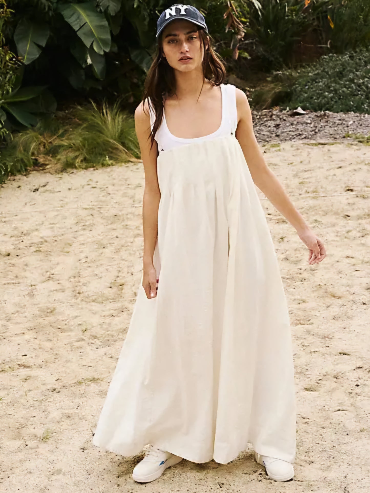 FREE PE⚪️PLE All for sun maxi dress