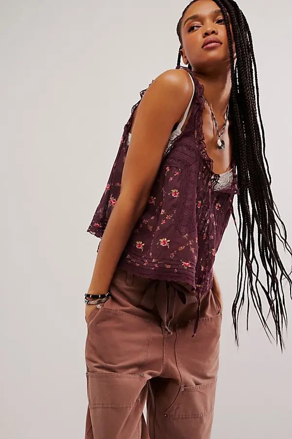 FREE PEOPLE Forevermore Printed Tank (Surplus)