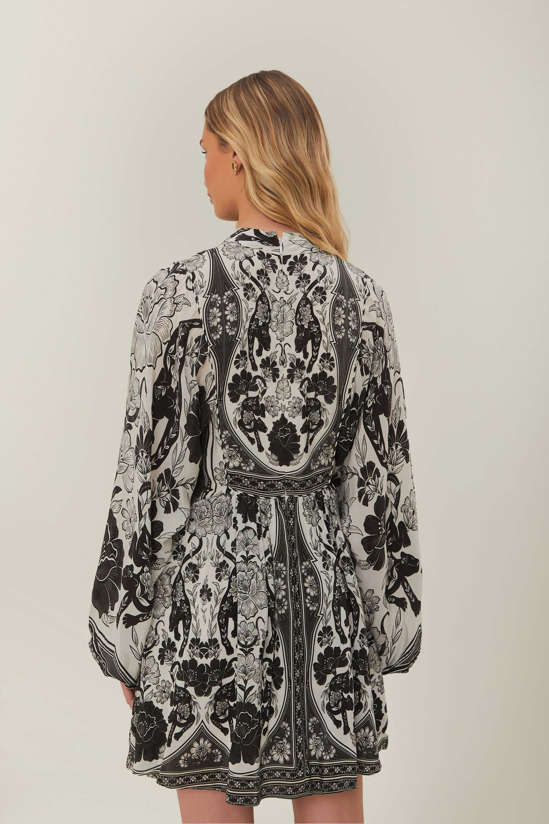 FARM Rio Flower Leopards midi dress (surplus)