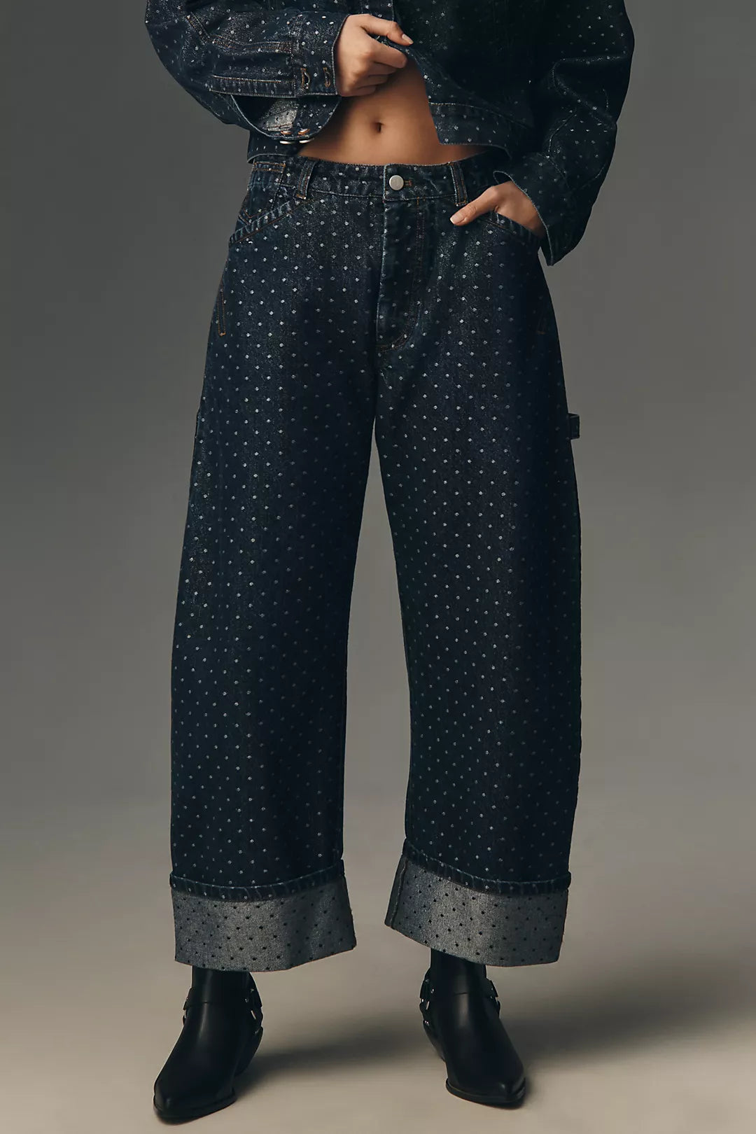 Anthropologie (surplus) Pilcro Kayden High-Rise Carpenter Barrel Jeans
