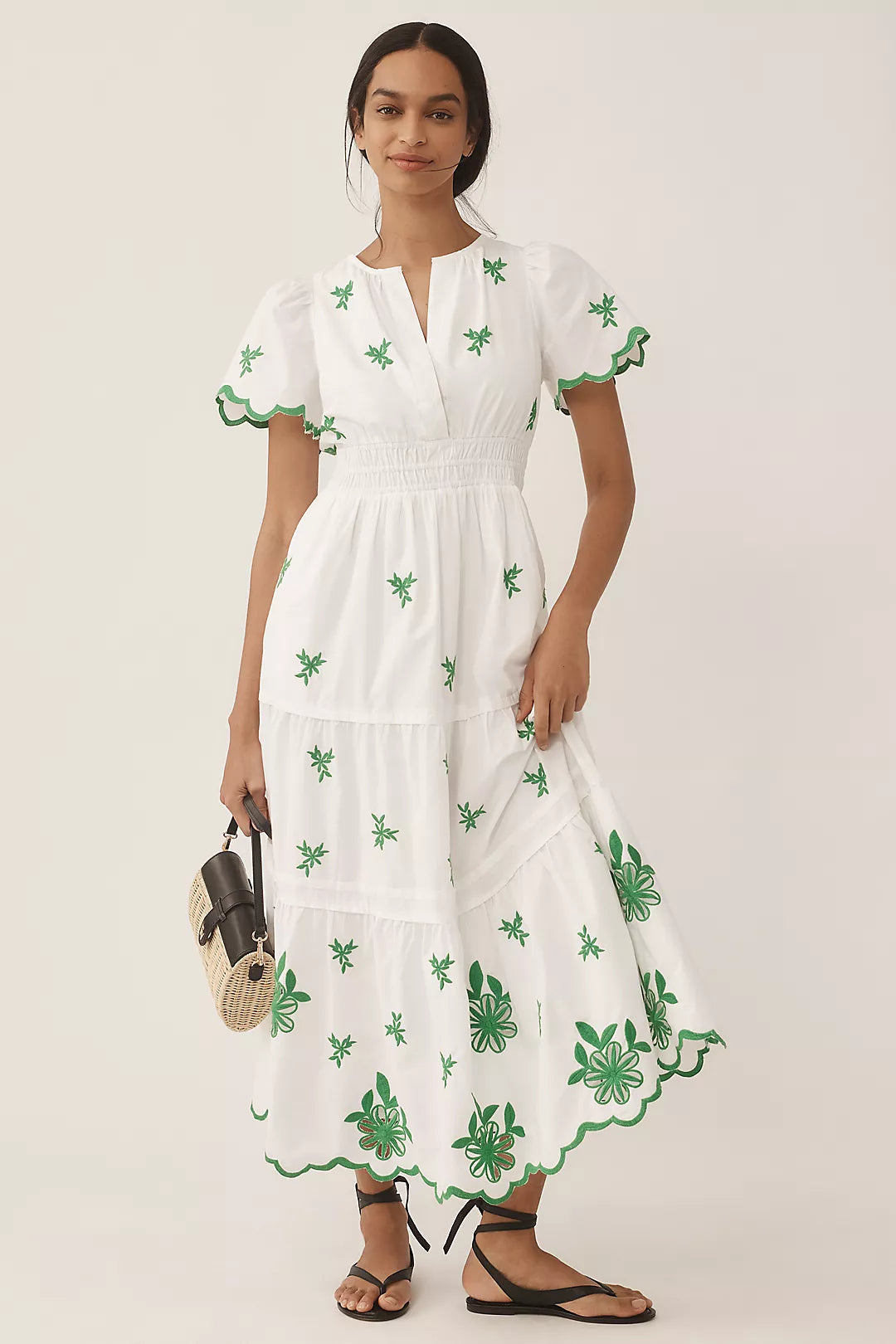 ANTHROPOLOGIE The Somerset Long Dress: Carnation Edition (Surplus)