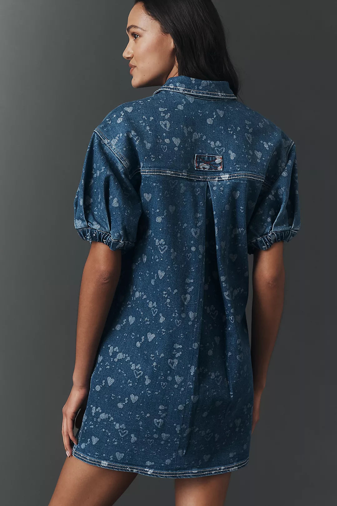 Pilcro Denim Buttondown Shift Dress (Surplus)