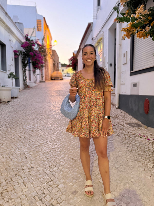 Anthropologie Puff Sleeve Floral Tunic Dress (Surplus)