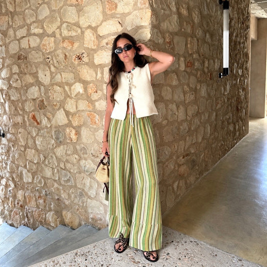 Free People Day's End Stripe Pants in Camo Combo (Surplus - New)