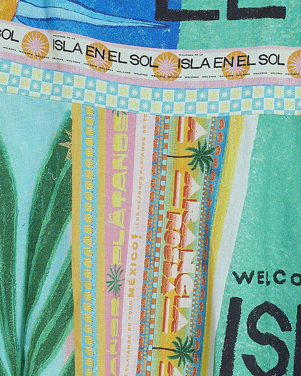 RIVER ISLAND Blue Atlas Printed Linen Blend Maxi dress (Surplus)