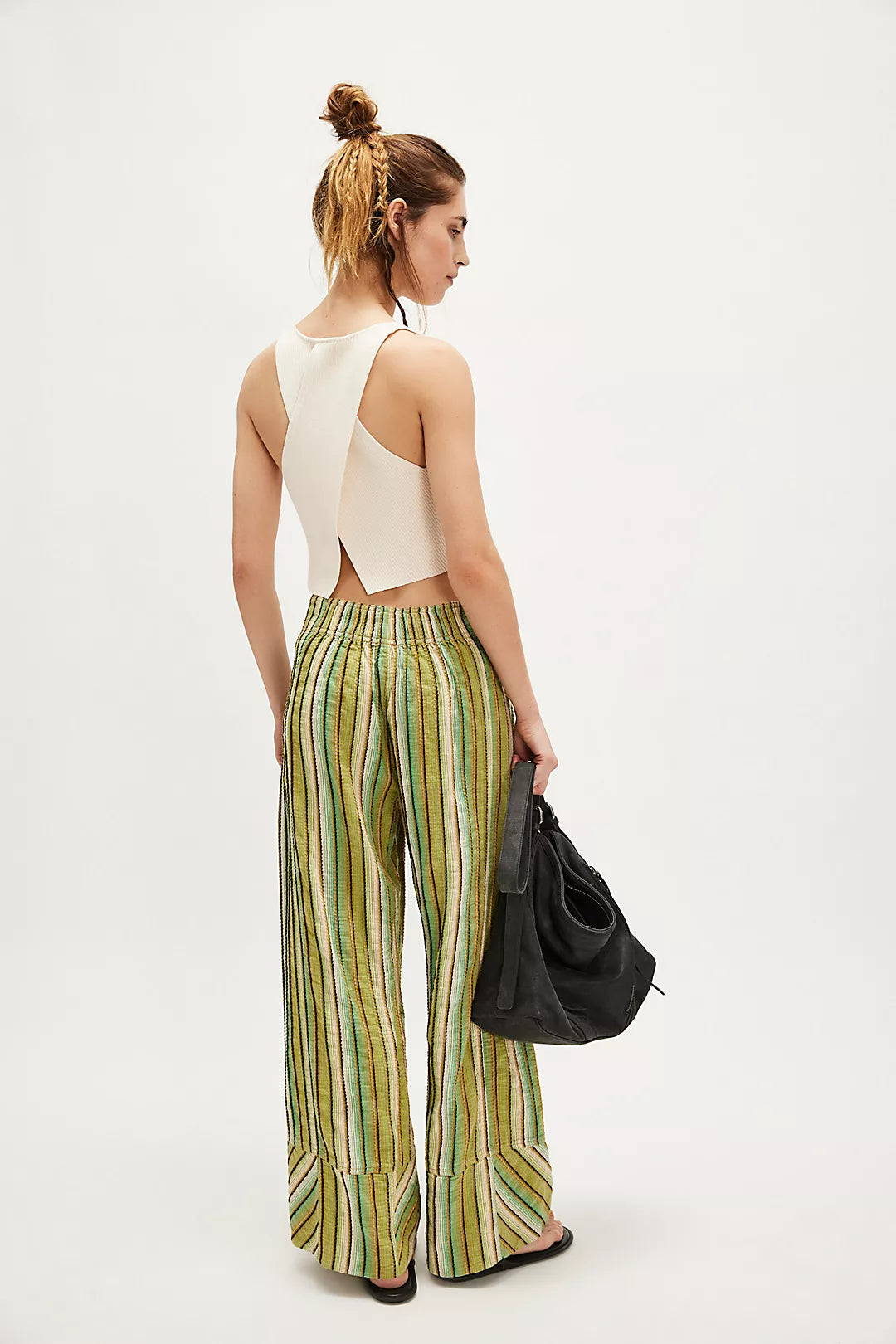Free People Day's End Stripe Pants in Camo Combo (Surplus - New)