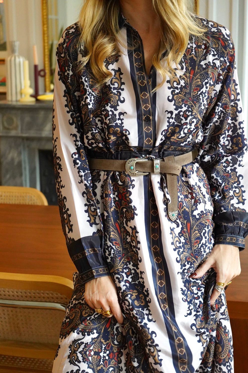 ANGE ROBE LONGUE OSSALITA filiamo ecru (Surplus)