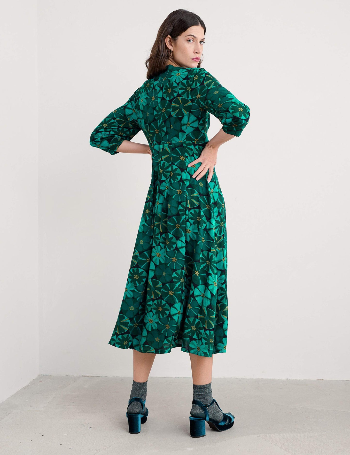 Seasalt Etta Printed Above-Ankle Dress (Surplus)