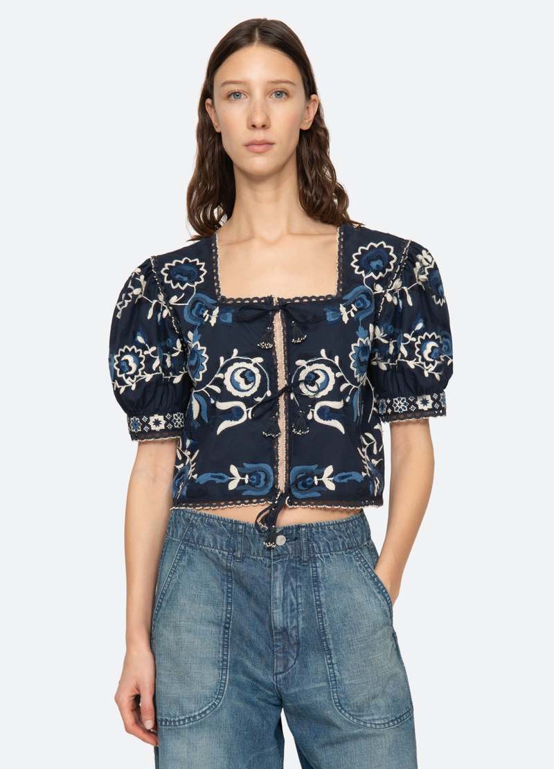 Sea New York Inga Embroidered Top (Surplus - New)
