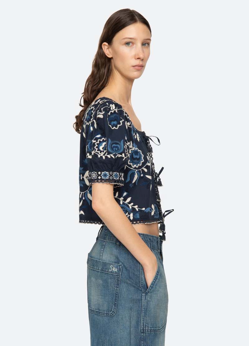Sea New York Inga Embroidered Top (Surplus - New)