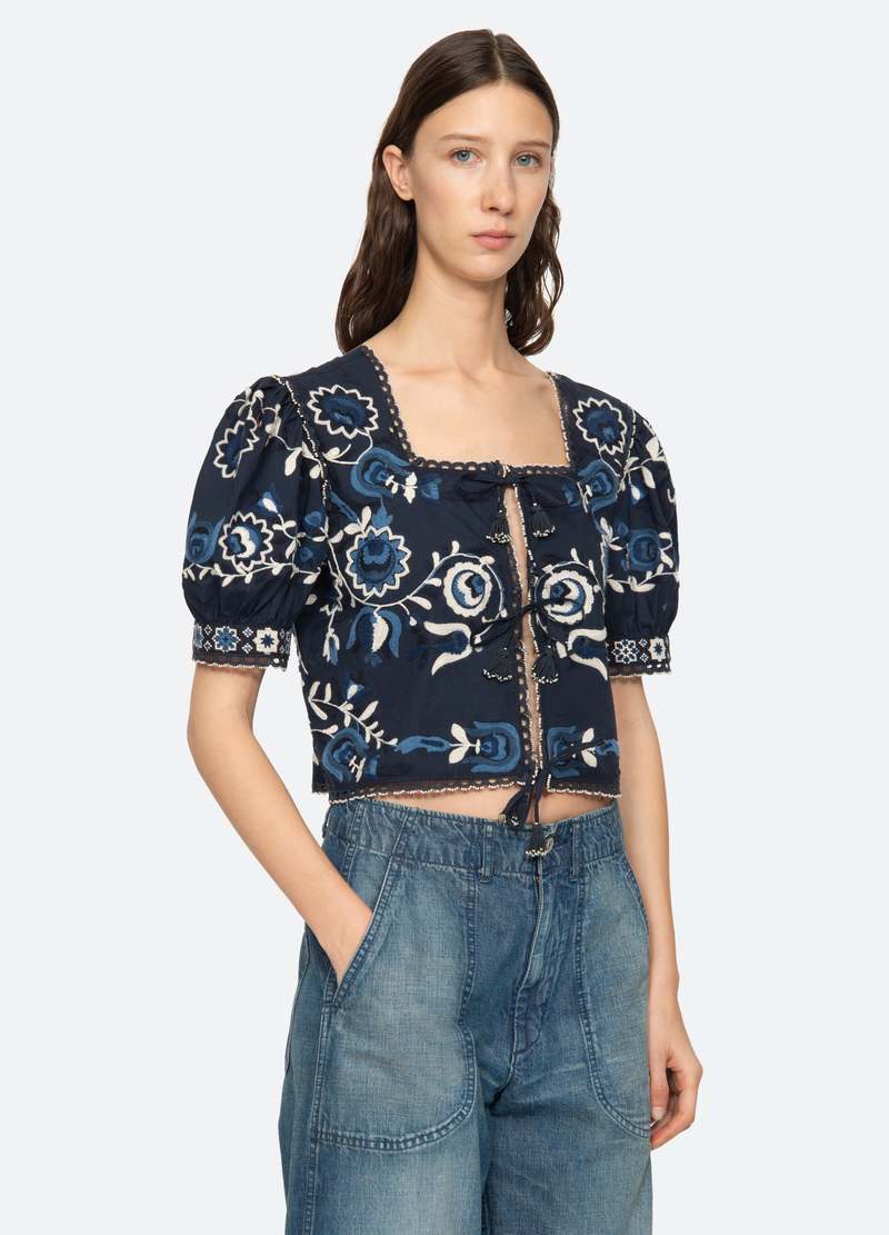 Sea New York Inga Embroidered Top (Surplus - New)