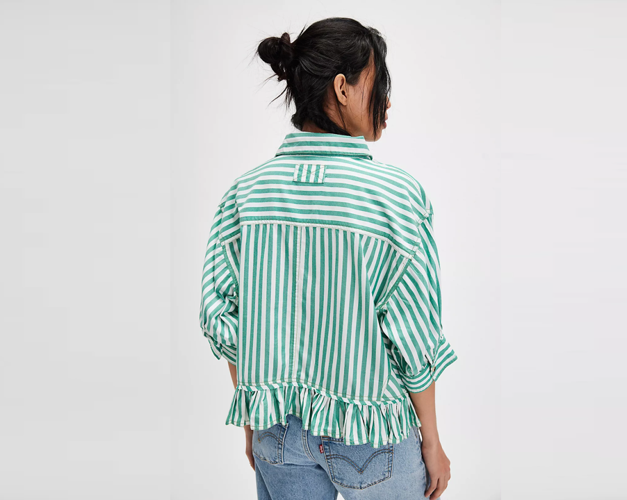 FREE PE⚪️PLE Bailey Stripe Shirt