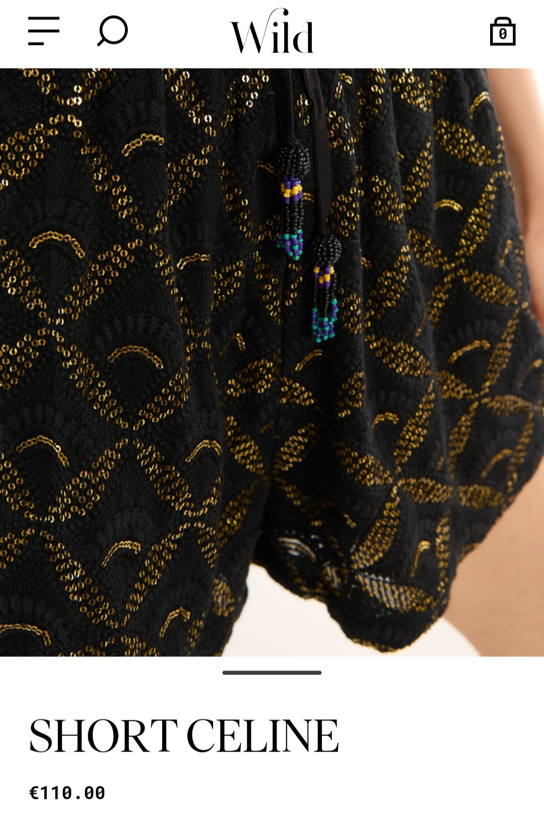 WILD Simeon Blouse & Celine Short Set (Surplus)