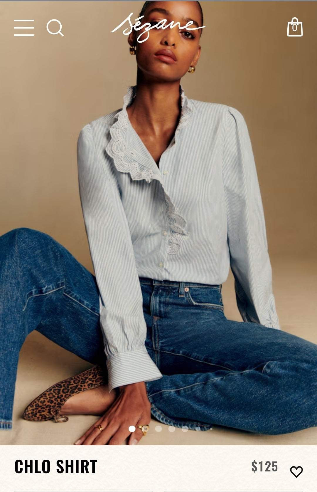 SEZANE Chlo Shirt (Surplus)