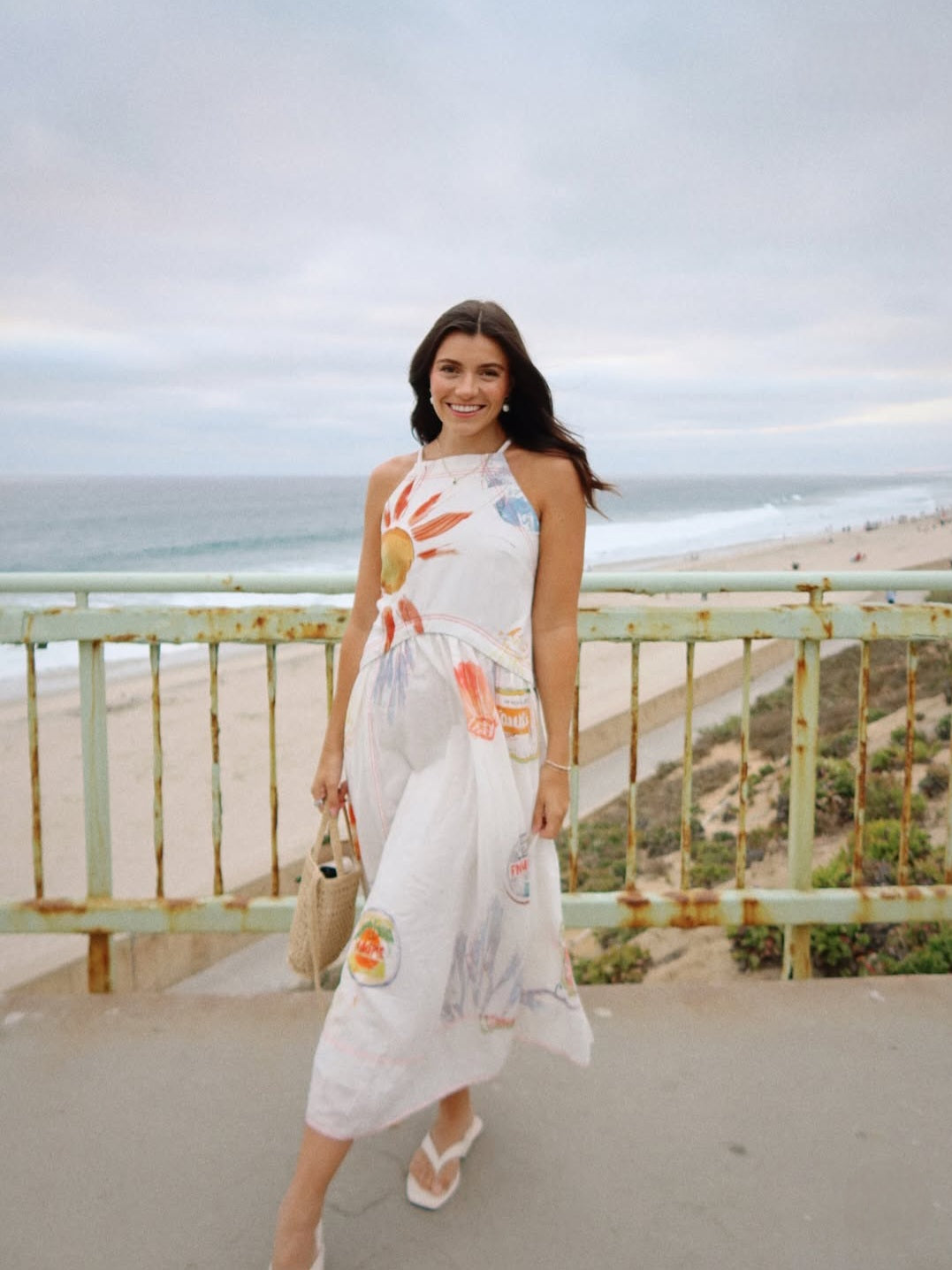 ANTHROPOLOGIE Pilcro Sleeveless Twofer Midi Dress  (Surplus)