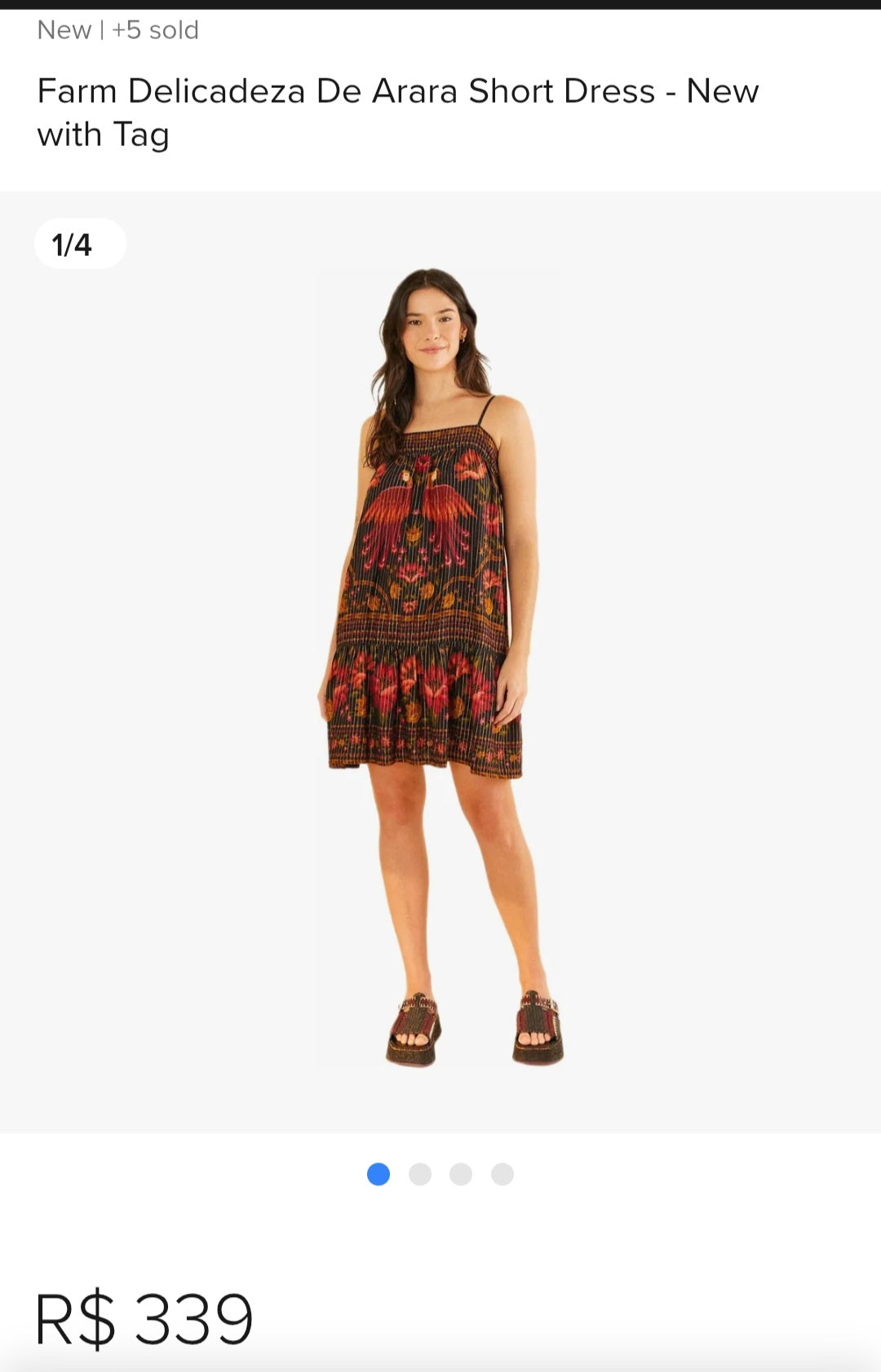 FARM RIO Delicate short dress by Arara Farm (Surplus)