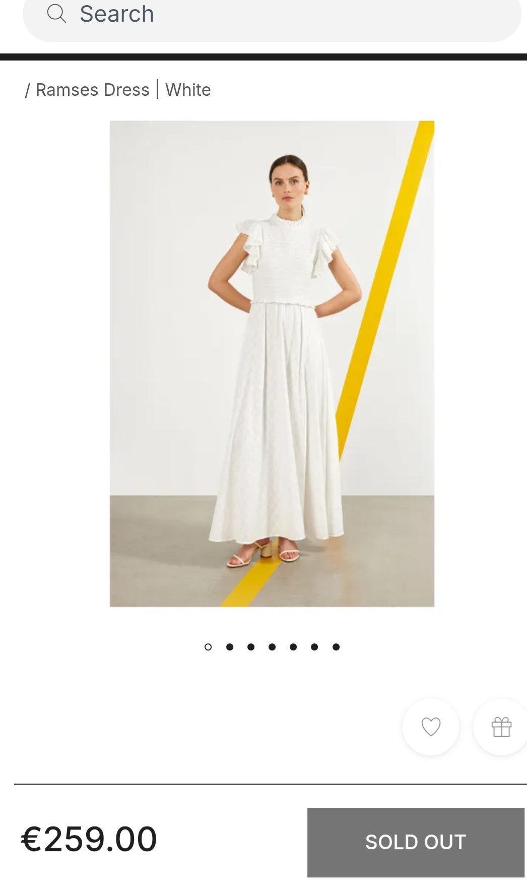 Maria de la Orden dress white