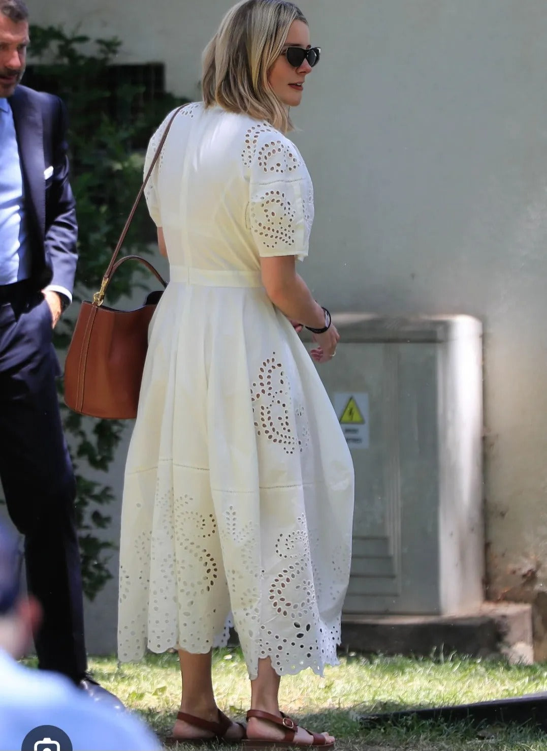 ZARA Embroidered Poplin Dress (Surplus)