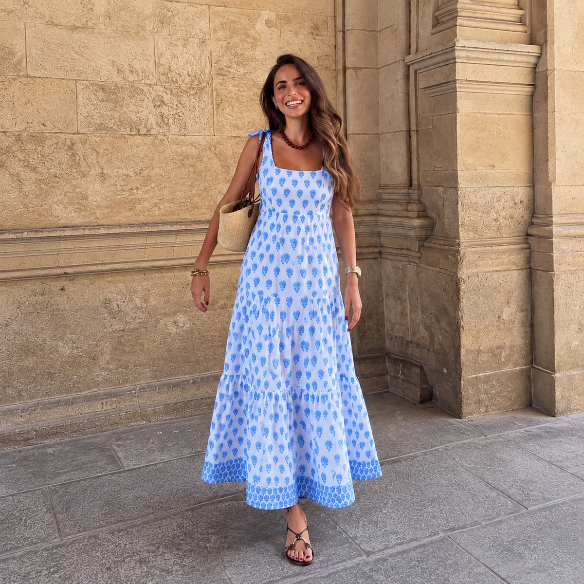 Aspiga Tabitha Maxi Dress in Blue (Surplus - New)