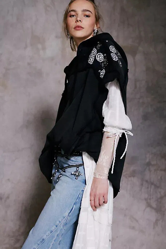 Free People We The Free Diamond In The Rough Vest (Surplus)