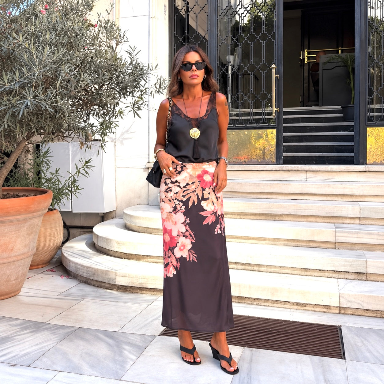 Free People Fabian Floral Maxi Skirt (Surplus - New)