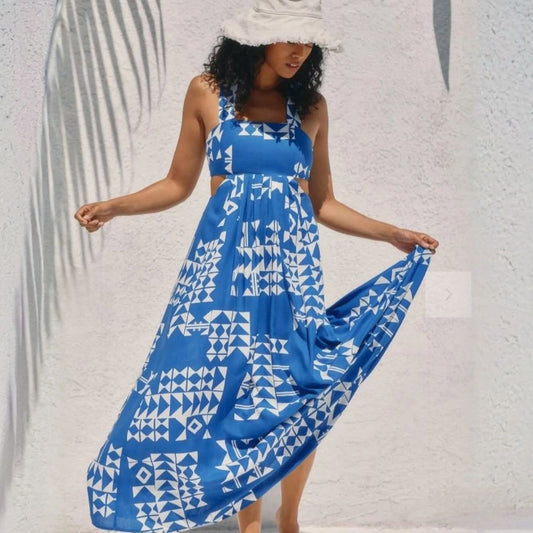 ANTHR⚪️POLOGIE The Piper Bandeau Maxi Dress