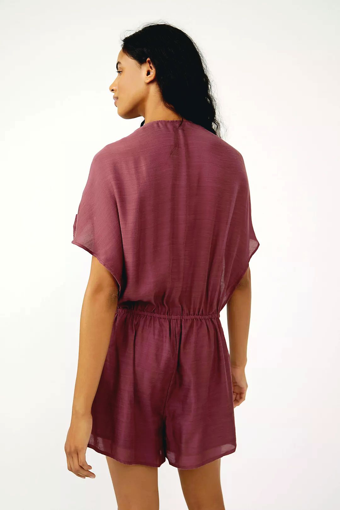 FREE PE⚪️PLE Weila Romper Plum Floral