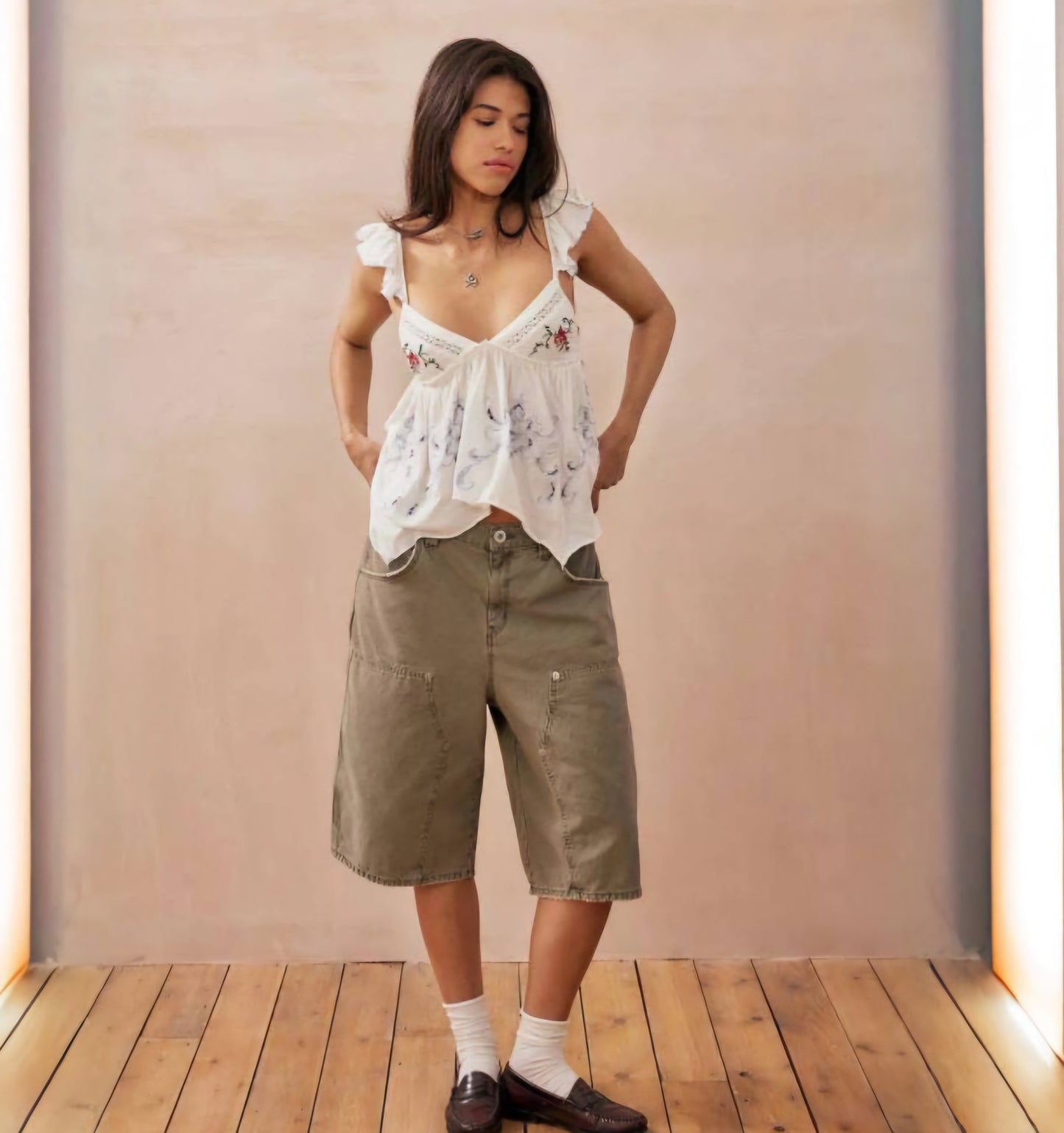 URBAN OUTFITTERS Kimchi Blue Kristy Babydoll Top