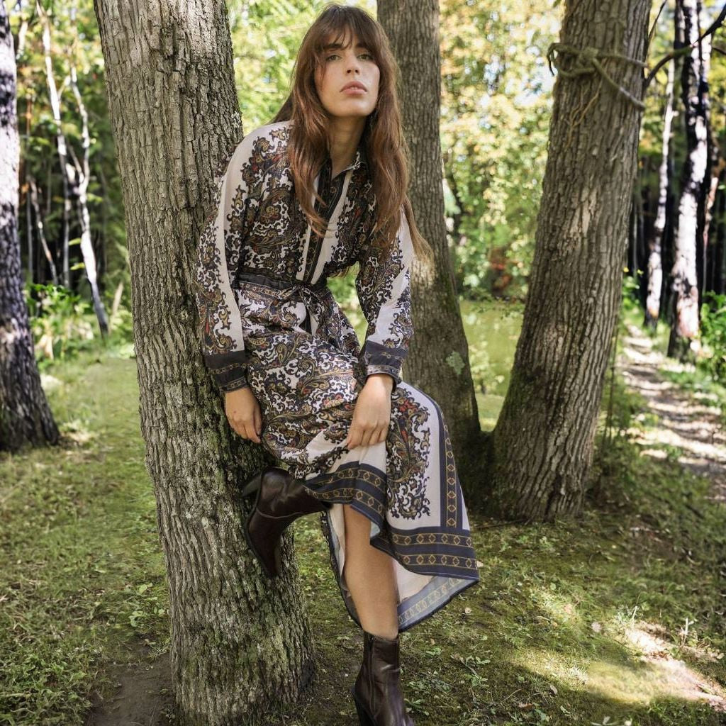 ANGE ROBE LONGUE OSSALITA filiamo ecru (Surplus)