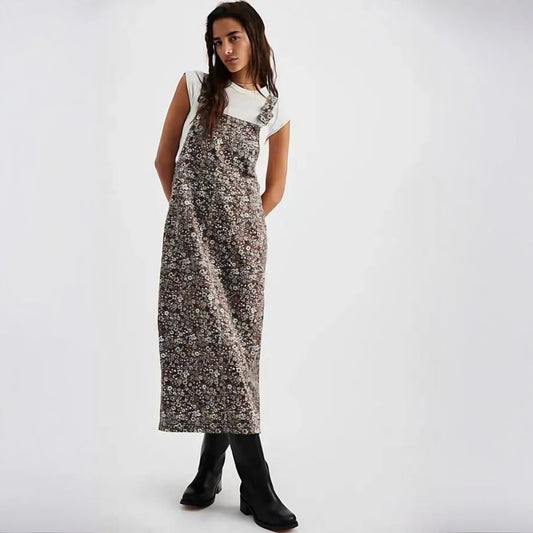 Free People Hanson Apron Midi Dress (Surplus)